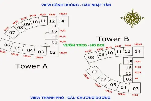 Mặt Bằng Tòa A