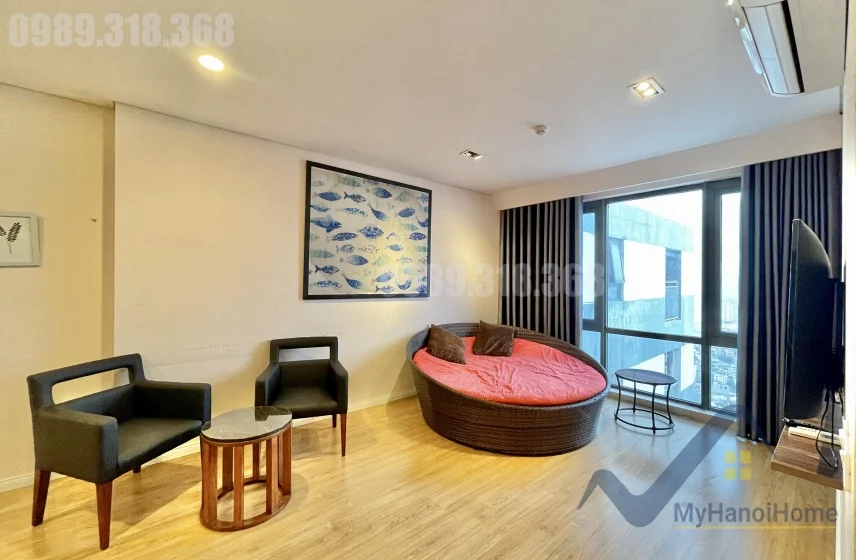 Xem ảnh 3: Ảnh 3: Cho thuê căn hộ 2 phòng ngủ, đủ đồ Mipec Riverside