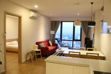 Ảnh M2573: Căn hộ chung cư Mipec Riverside cho thuê đủ đồ, 2 ngủ