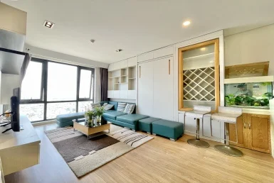 Ảnh M3352: Căn hộ 2PN cho thuê đủ đồ tại Mipec Riverside 75m2