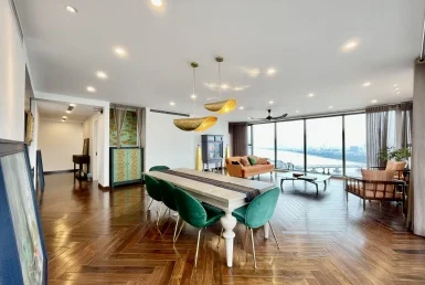 Ảnh M3863: Cho thuê căn hộ 3PN Mipec Riverside view trực diện sông Hồng
