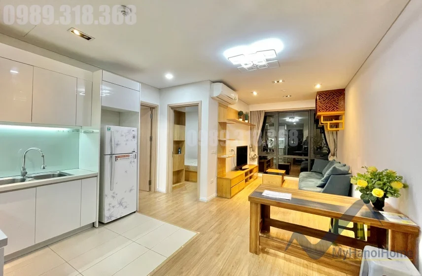 Xem ảnh 2: Ảnh 2: Mipec Riverside cho thuê căn 2PN đủ đồ hiện đại