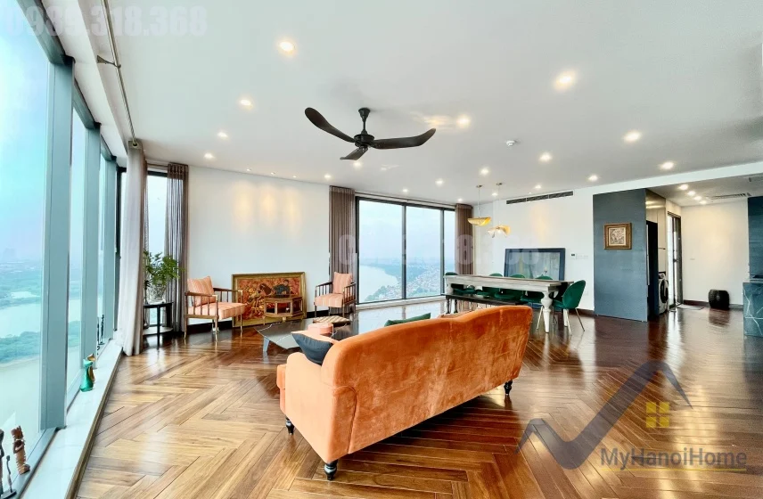 Xem ảnh 3: Ảnh 3: Cho thuê căn hộ 3PN Mipec Riverside view trực diện sông Hồng