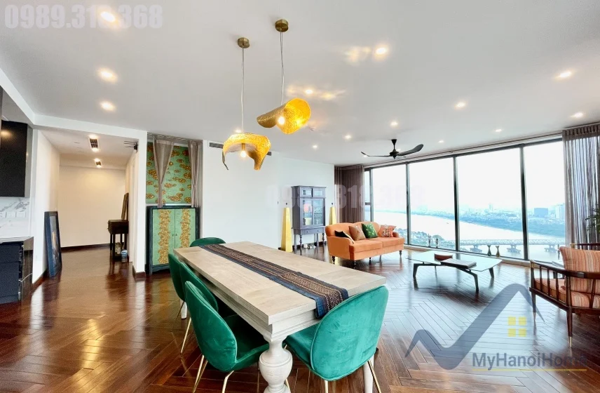 Xem ảnh 6: Ảnh 6: Cho thuê căn hộ 3PN Mipec Riverside view trực diện sông Hồng