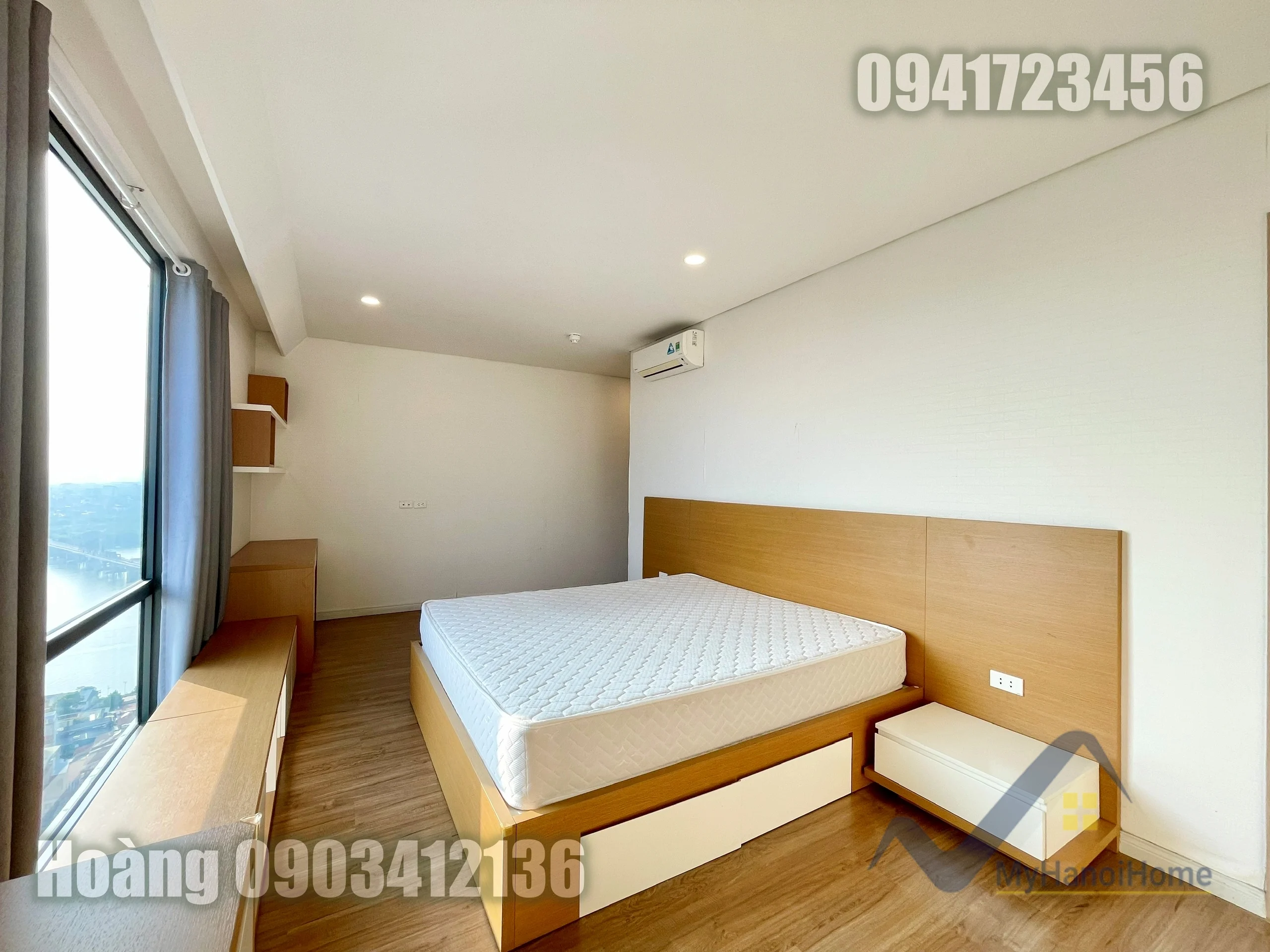 Xem ảnh 5: Ảnh 5: Cho thuê 3PN đủ đồ căn hộ Mipec Riverside view sông Hồng