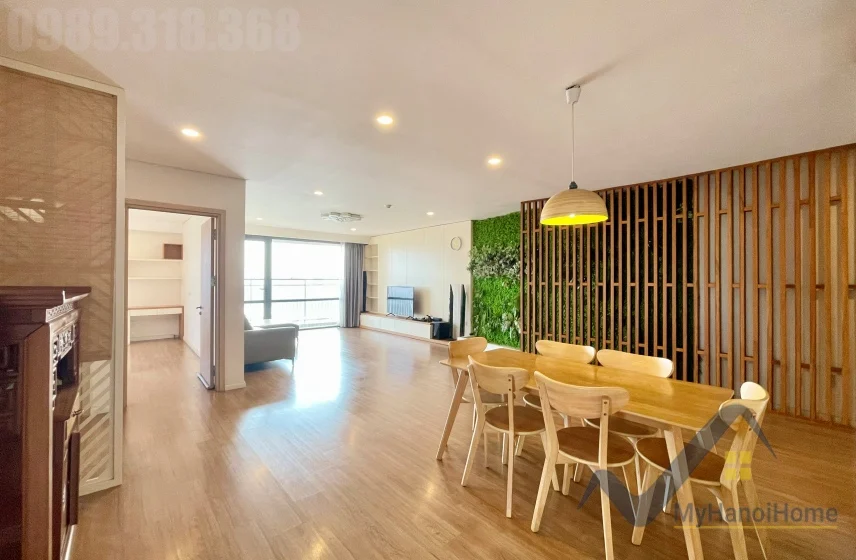 Xem ảnh 9: Ảnh 9: Cho thuê 3PN đủ đồ căn hộ Mipec Riverside view sông Hồng