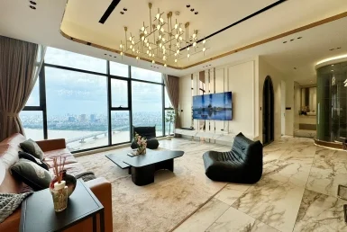 Ảnh M4484: Bán Penthouse Mipec Long Biên full nội thất, view sông Hồng