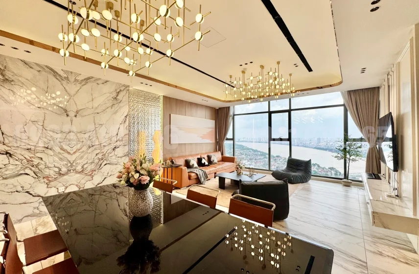 Xem ảnh 3: Ảnh 3: Bán Penthouse Mipec Long Biên full nội thất, view sông Hồng
