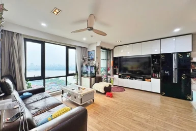 Ảnh M4566: Thuê căn hộ Mipec Long Biên 3 phòng ngủ view sông