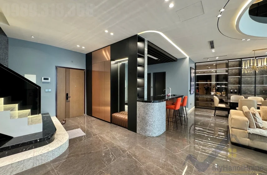 Xem ảnh 4: Ảnh 4: Căn hộ PENTHOUSE Mipec Long Biên cho thuê view Sông Hồng