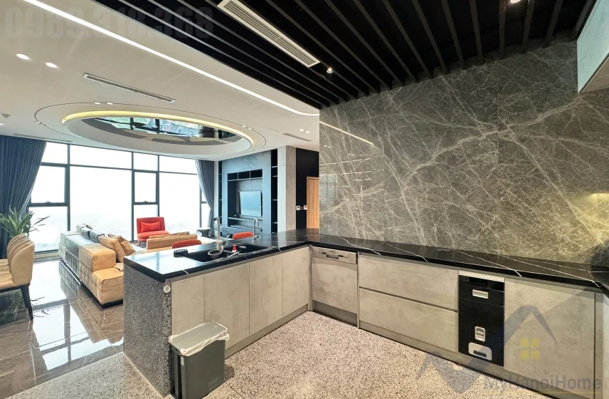 Xem ảnh 5: Ảnh 5: Căn hộ PENTHOUSE Mipec Long Biên cho thuê view Sông Hồng