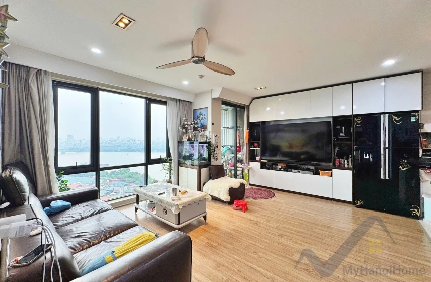 Xem ảnh 2: Ảnh 2: Thuê căn hộ Mipec Long Biên 3 phòng ngủ view sông