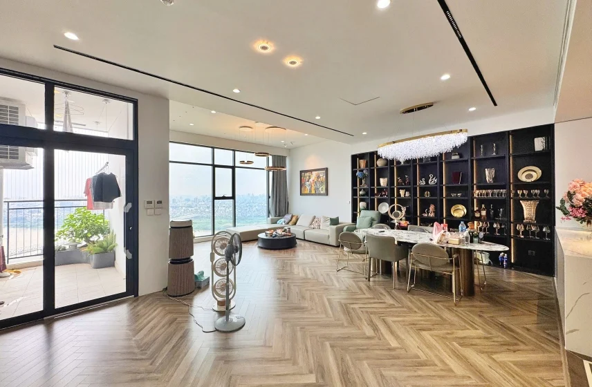 Ảnh 1: Cho thuê Penthouse chung cư MIPEC Long Biên view sông 3PN